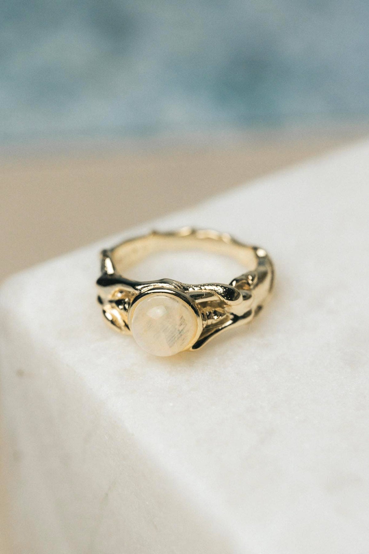Moonstone Mermaid Ring: 6