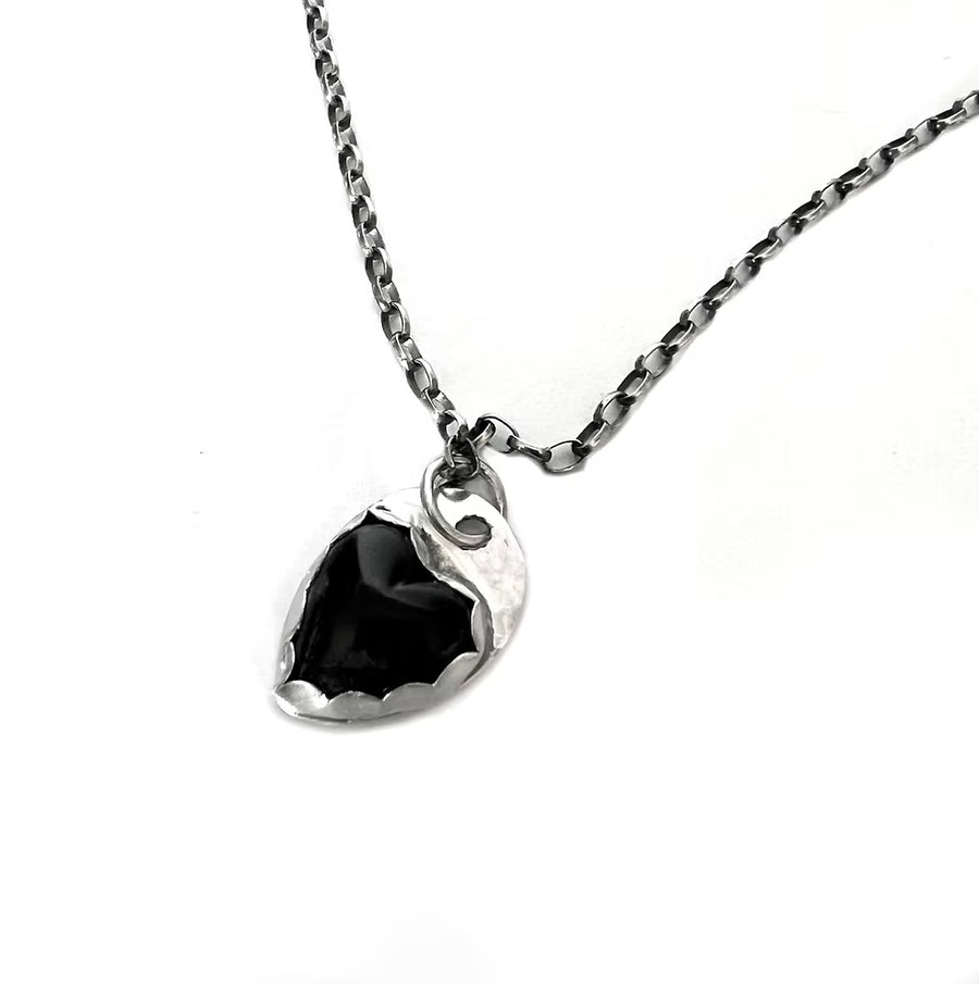 My Black Heart Necklace