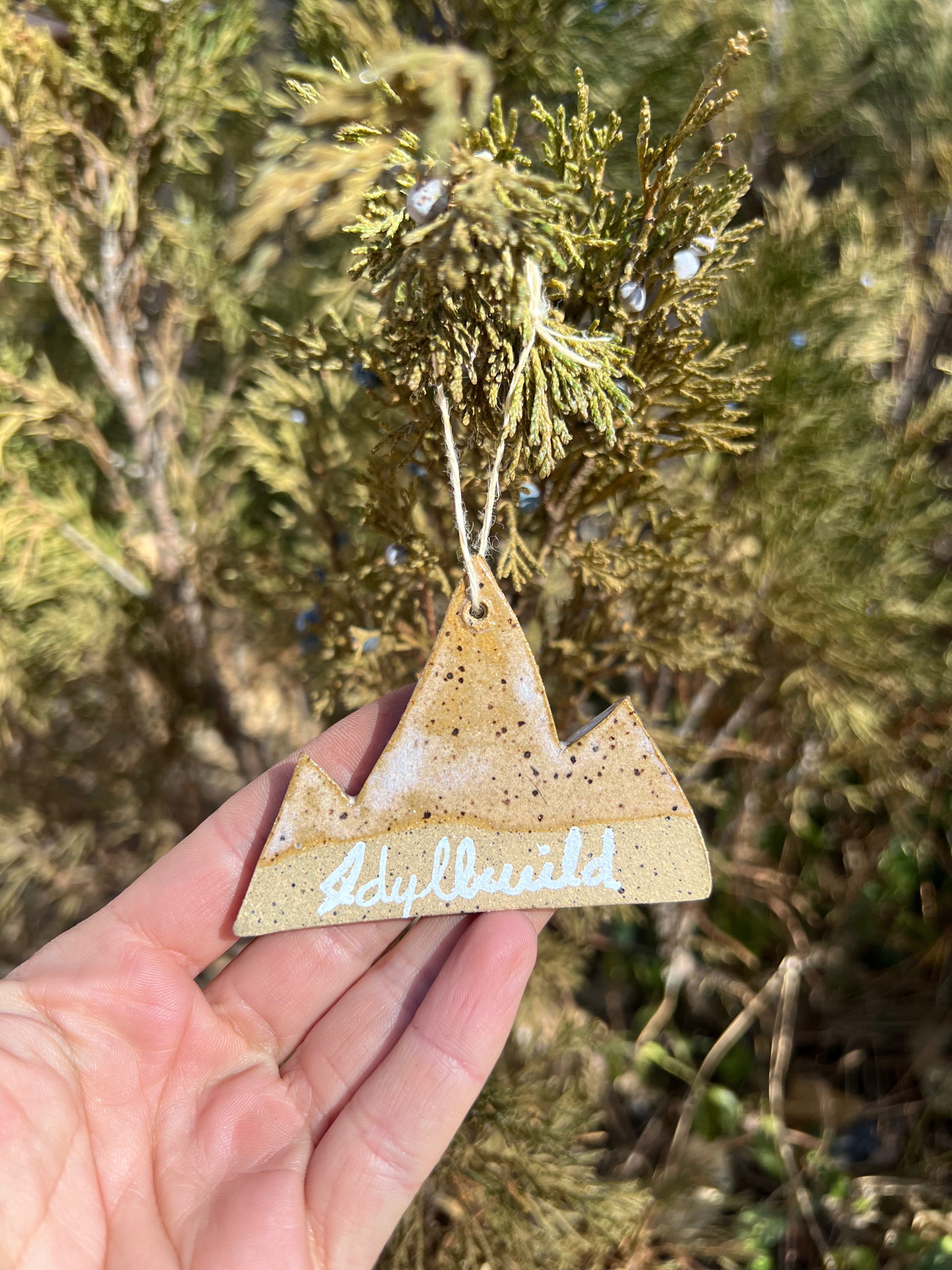 Idyllwild Mountain Ornament - Locally Handcrafted