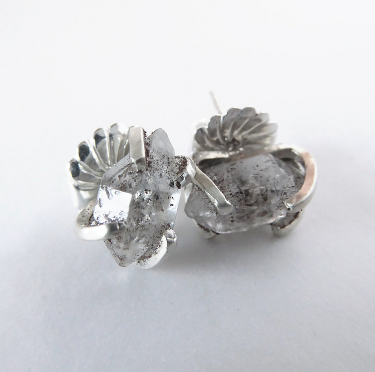 DHG Herkimer Diamond Stud Earrings