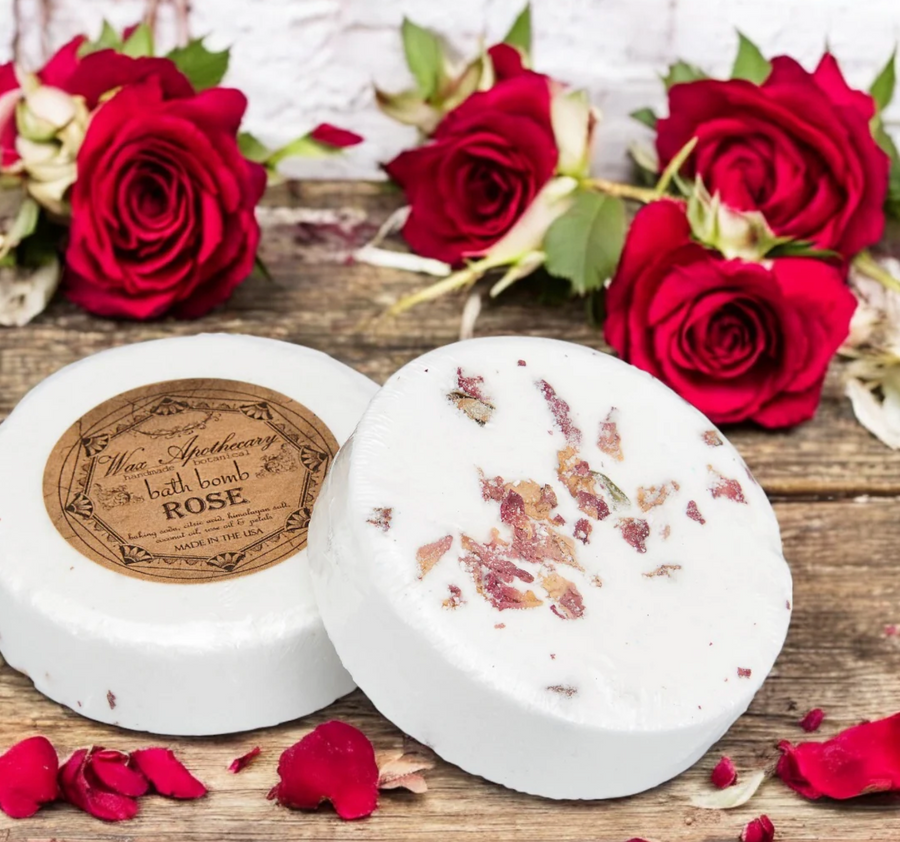Wax Apothecary Bath Bomb - Pure Rose