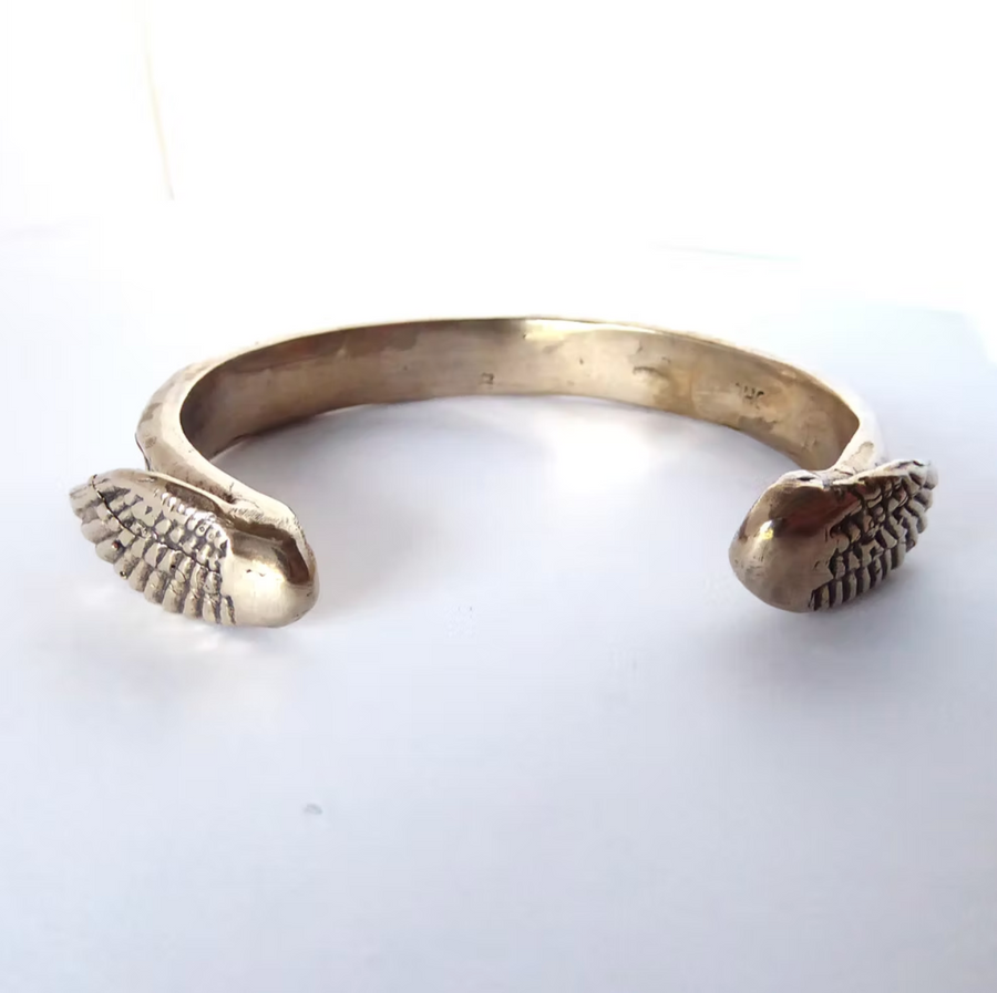 Winged Cuff Bracelet Bronze