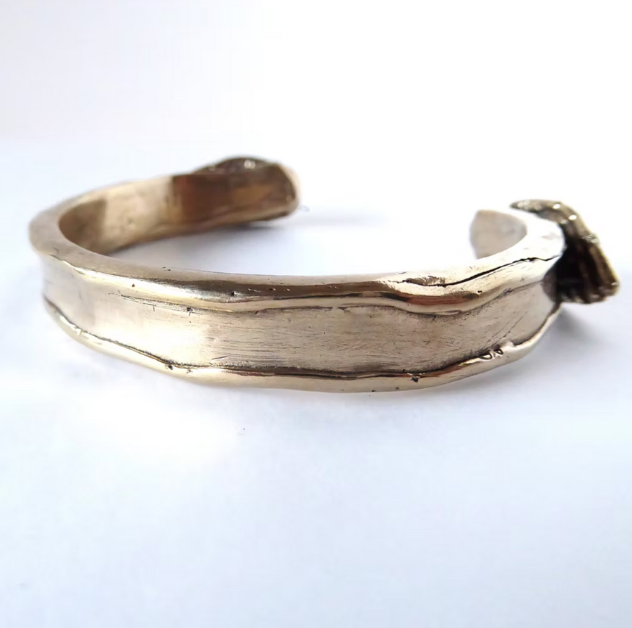 Winged Cuff Bracelet Bronze