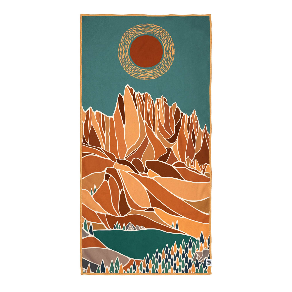 Recycled Fiber Travel Towel | Quick Dry | Alpenglow
