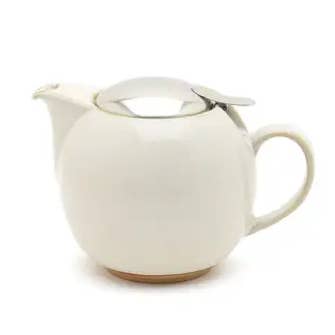 Ceramic Teapot for Two  (24 oz) - Natural White