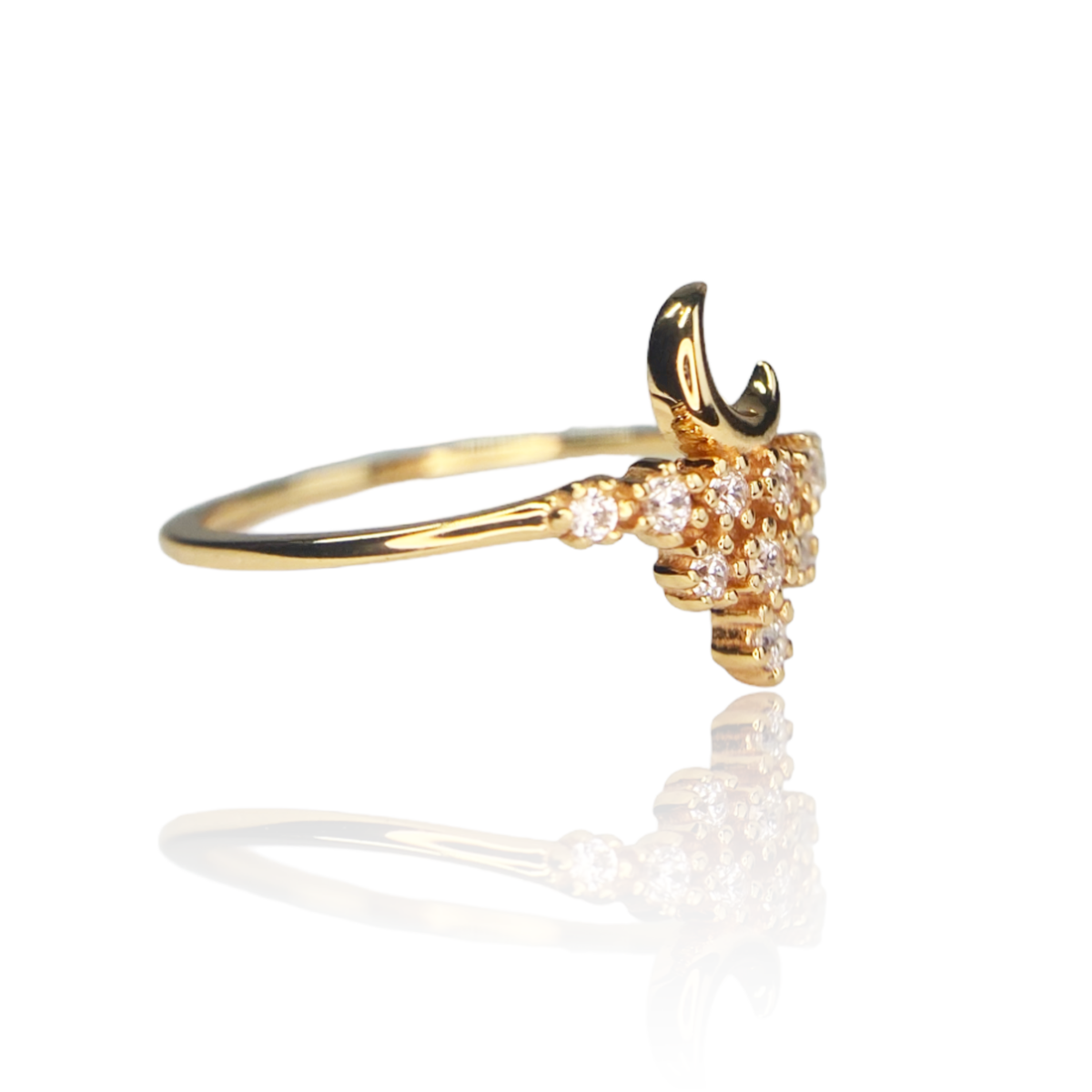 Horizon Moon Ring: Size 6