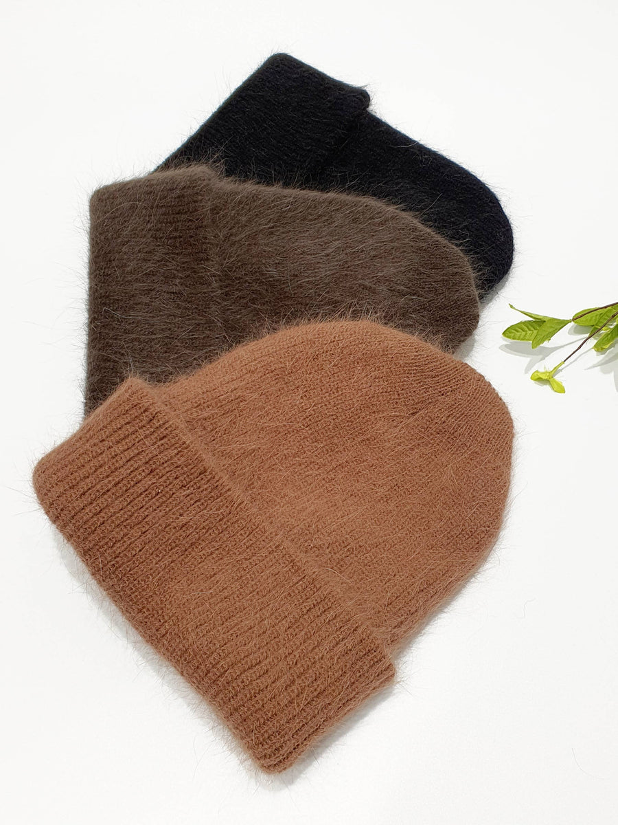 Angora Basic Beanie - Variety of Colors