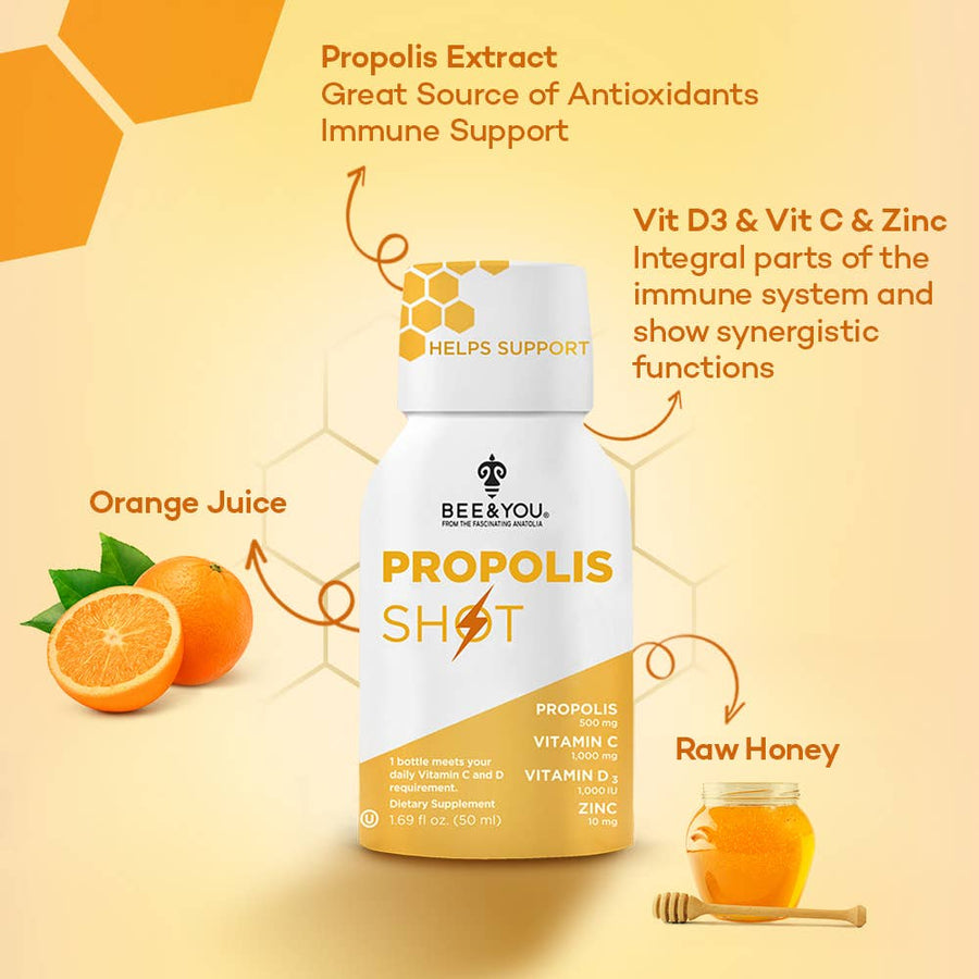 Bee Propolis & Zinc Immunity Shot