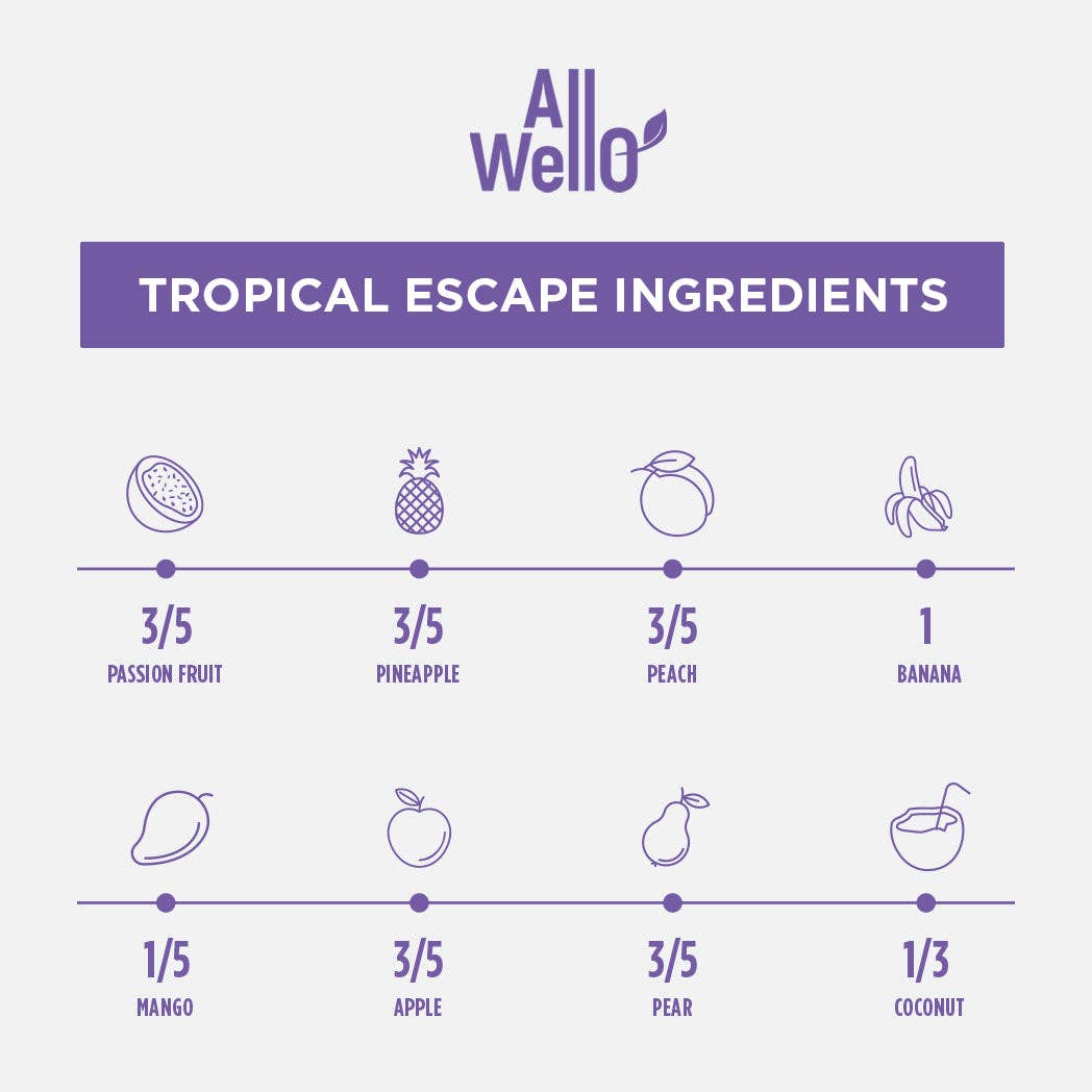 Organic Cold-Pressed Tropical Escape Juice