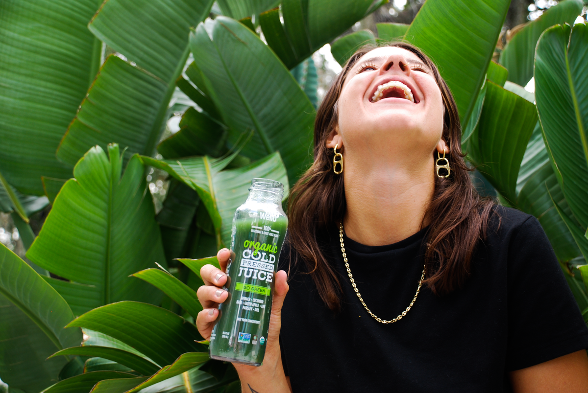 Detox with Organic Cold-Pressed Go Green Juice