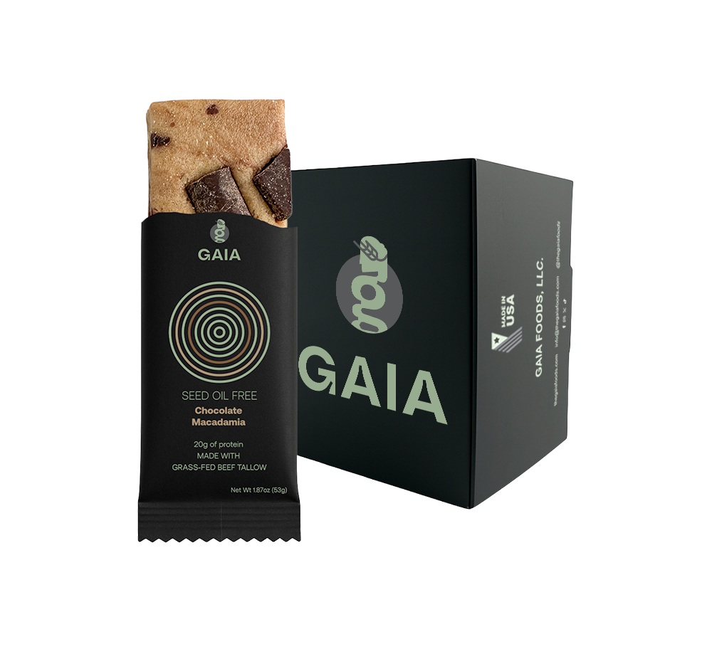 Seed Oil Free Chocolate Macadamia Protein Bar