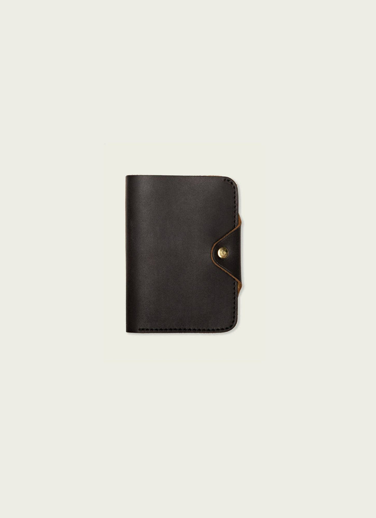 Handcrafted Leather Passport Wallet: Olive