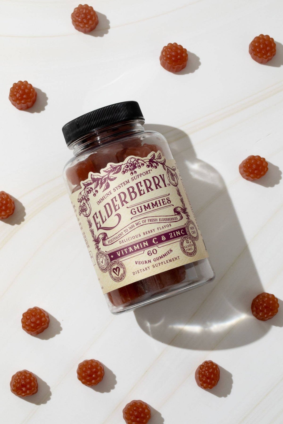 Elderberry Gummies w/ Vitamin C & Zinc