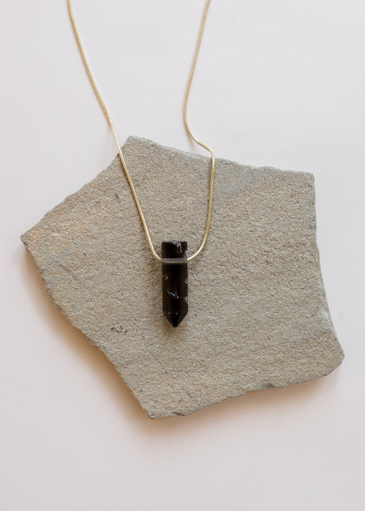 Smoky Quartz Point Necklace