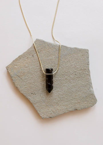 Smoky Quartz Point Necklace