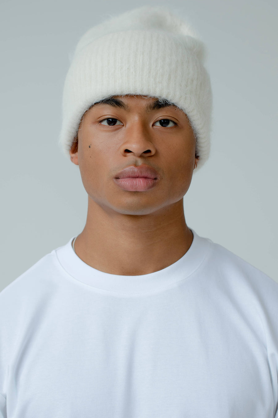 The Alpaca Beanie - White - AW23