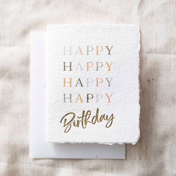 Happy Birthday | Eco-Friendly Greeting Card