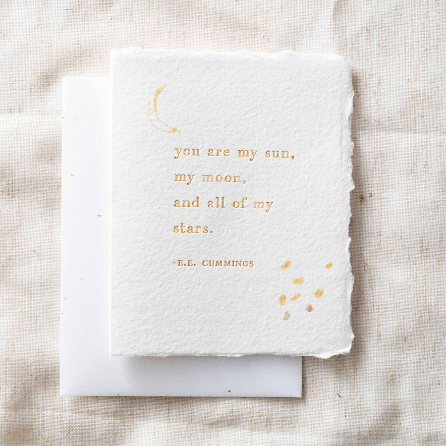 You are my sun, moon + stars | Greeting Card