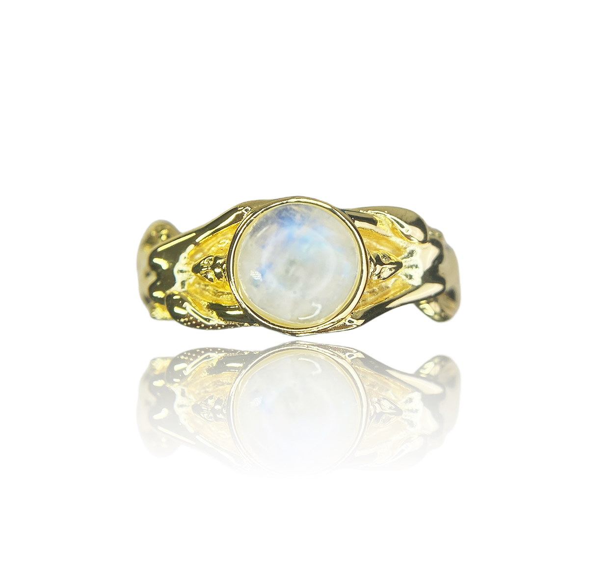 Moonstone Mermaid Ring: 6
