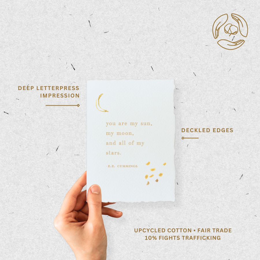 You are my sun, moon + stars | Greeting Card