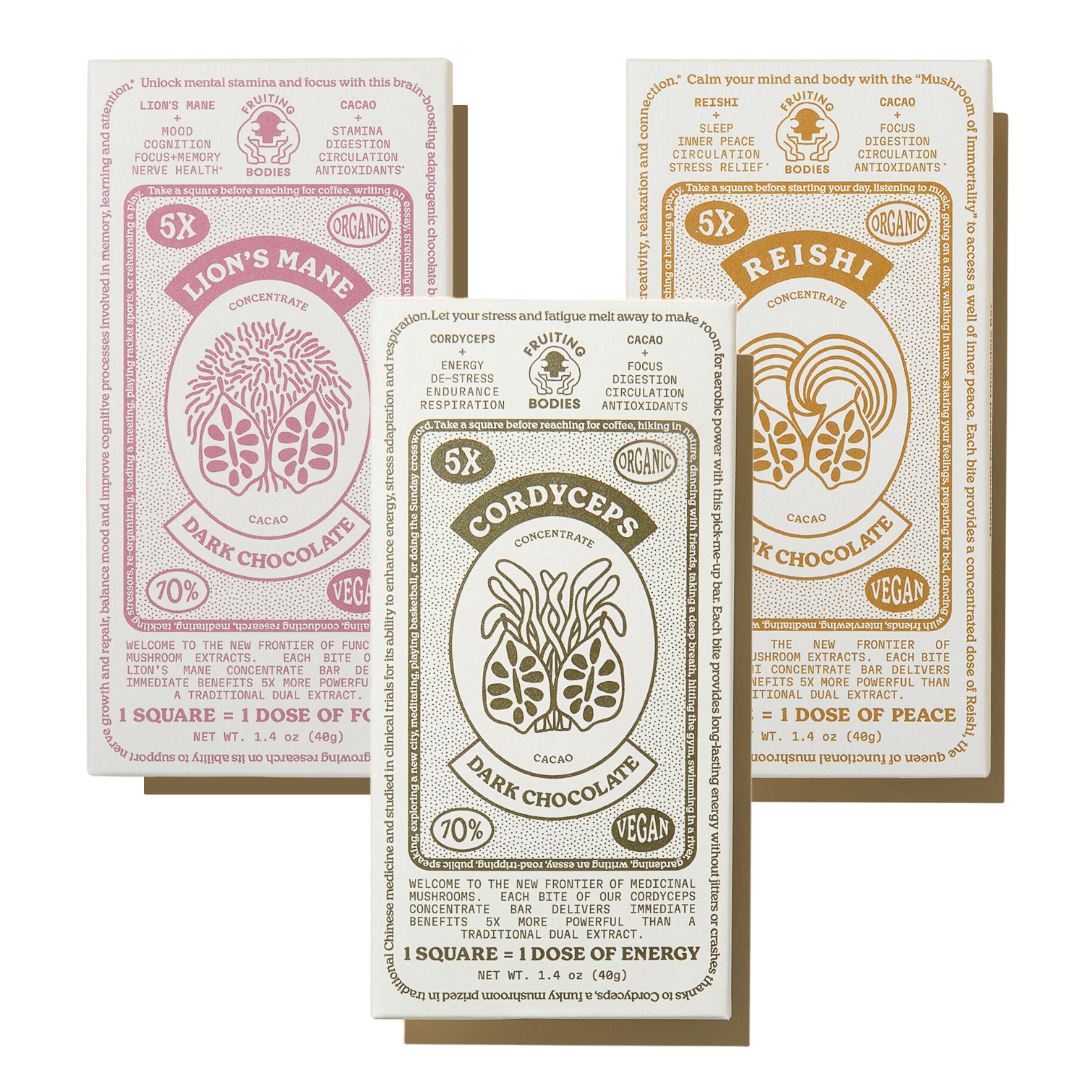 Adaptogenic Mushroom Chocolate (Various Flavors)