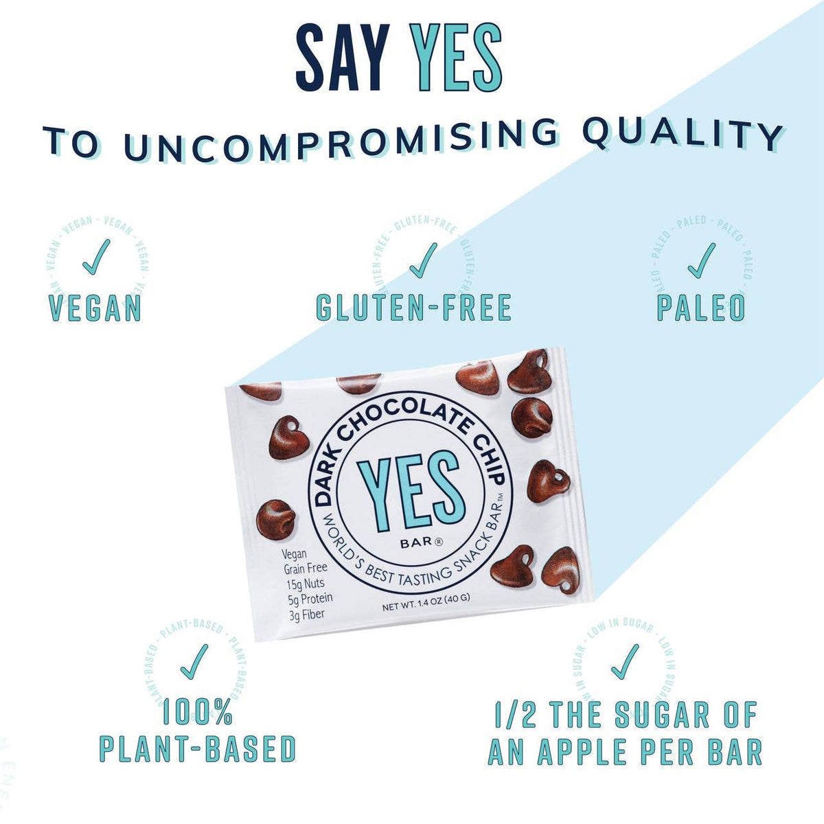 Dark Chocolate Chip - Premium Real Food Snack Bar