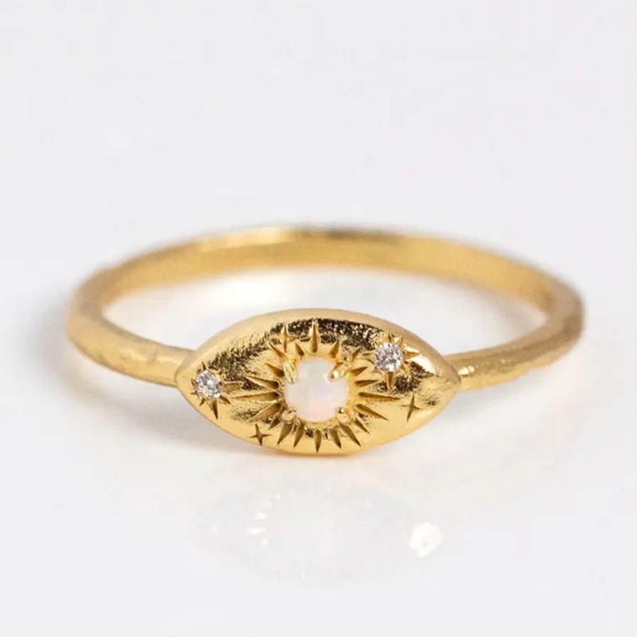Ethereal Guardian Ring: Size 7