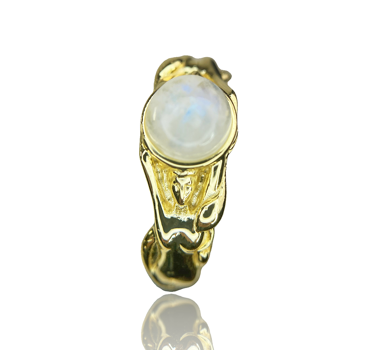 Moonstone Mermaid Ring: 6