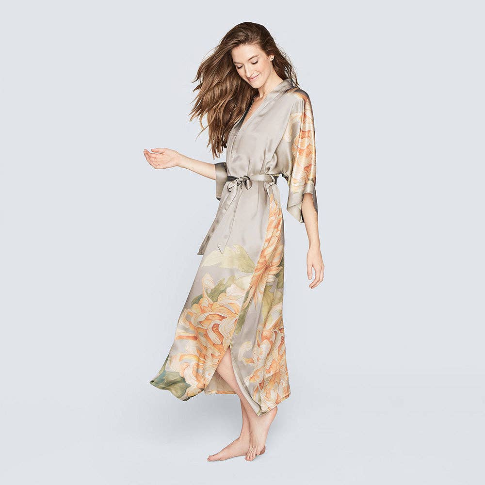 Washable Silk Kimono -Willow
