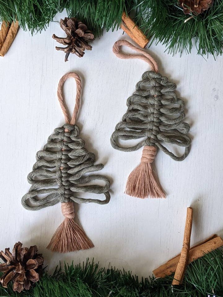 Handmade Macramé Tree Ornament