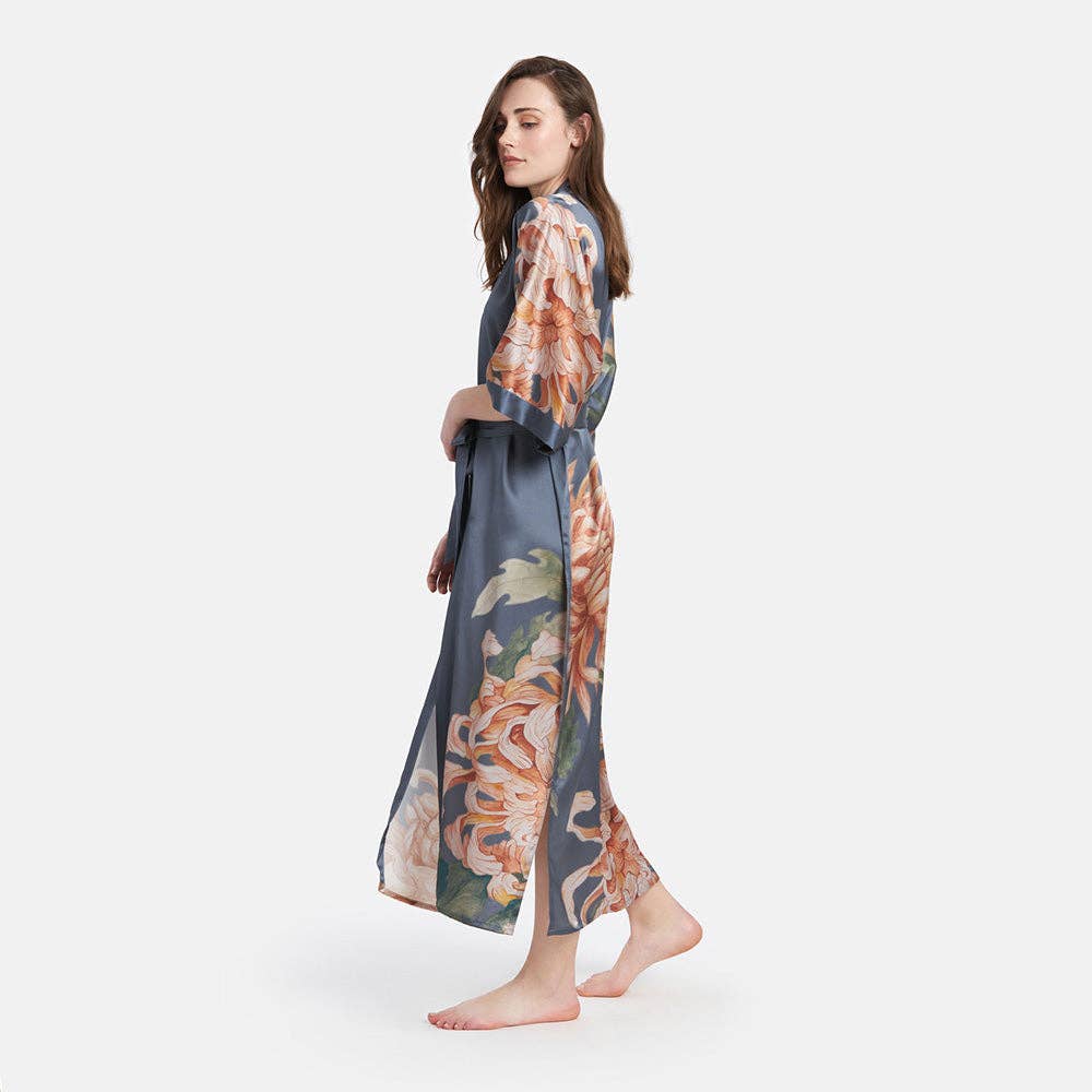 Washable Silk Kimono -Willow