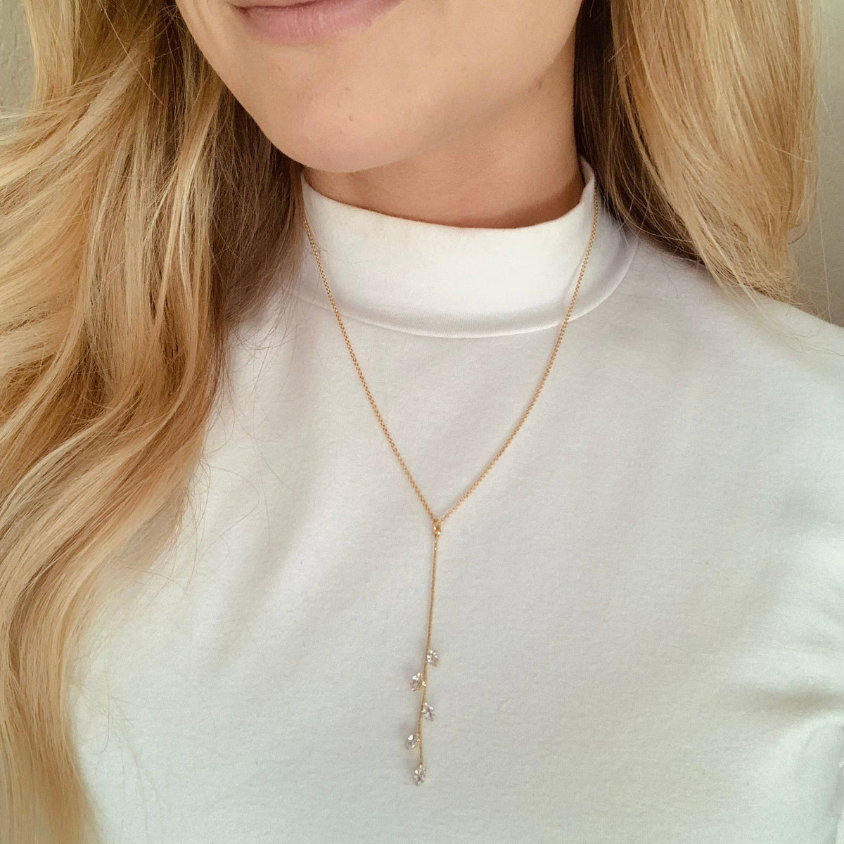 VINE LARIAT NECKLACE