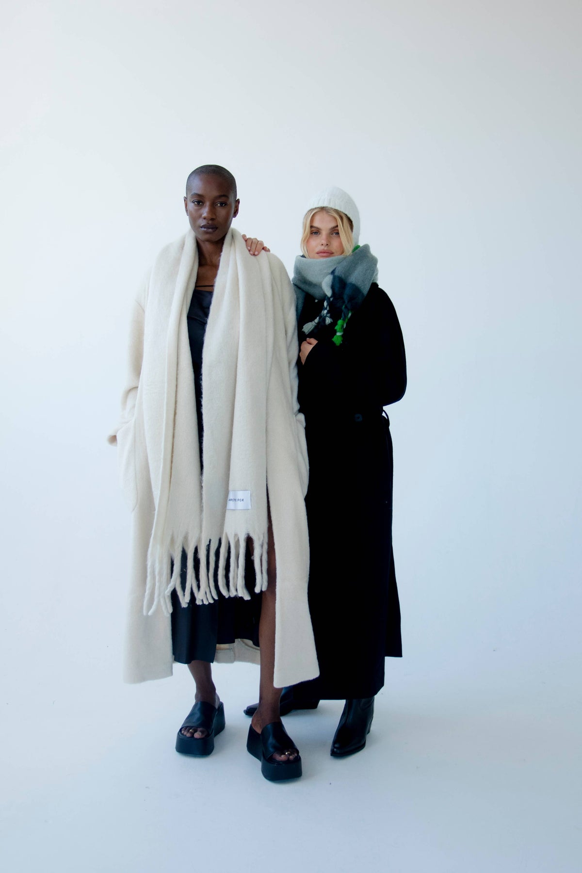 The Reykjavik Scarf - 100% Recycled - Rice White