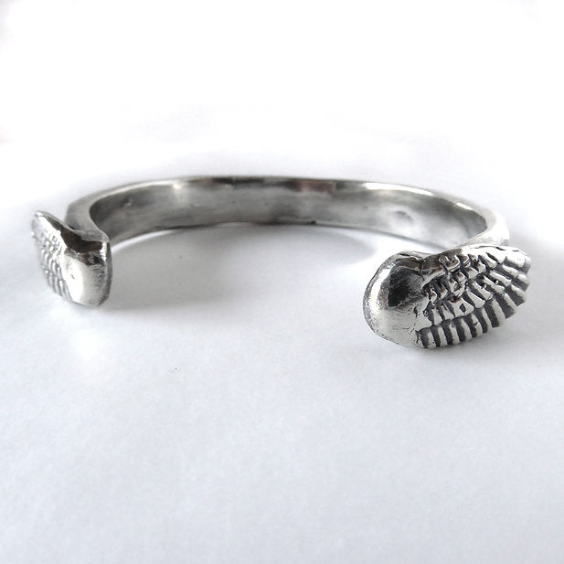 Wing Cuff Bracelet in Sterling Silver