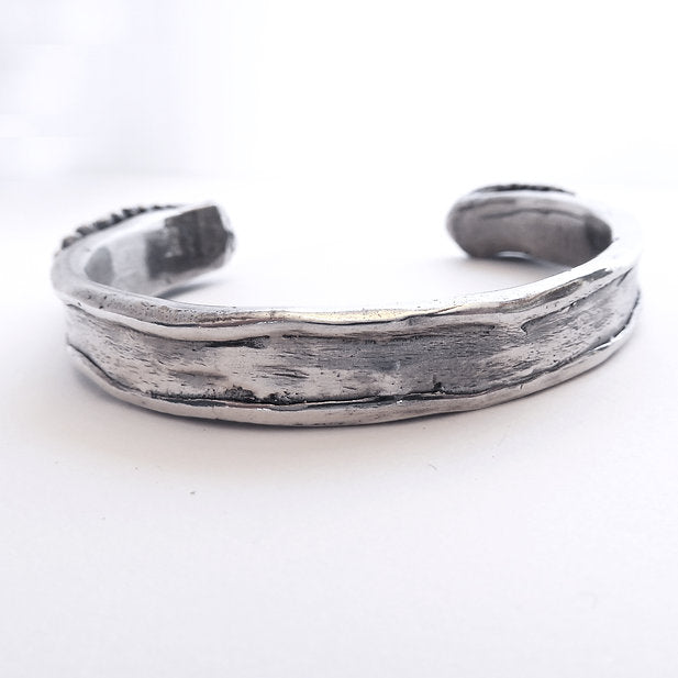 Wing Cuff Bracelet in Sterling Silver