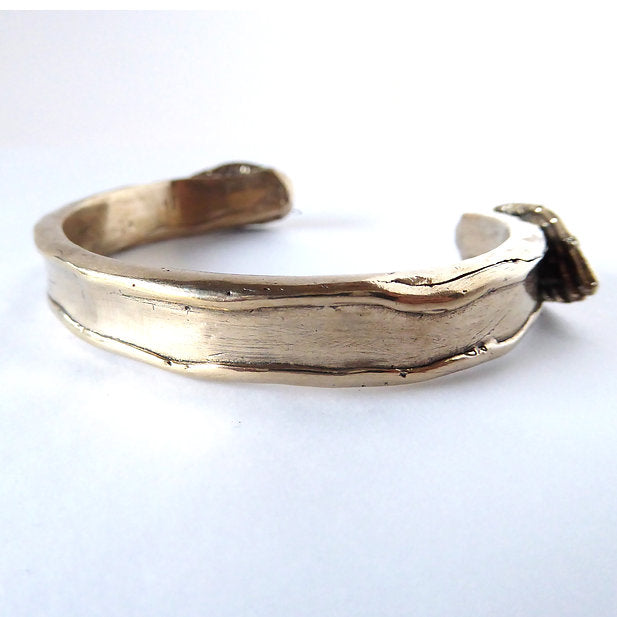 Wing Cuff Bracelet in Bronze