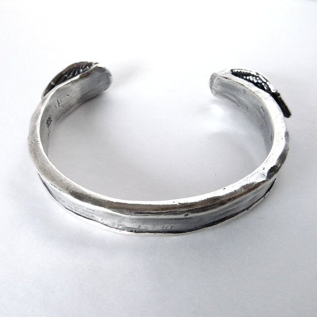 Wing Cuff Bracelet in Sterling Silver