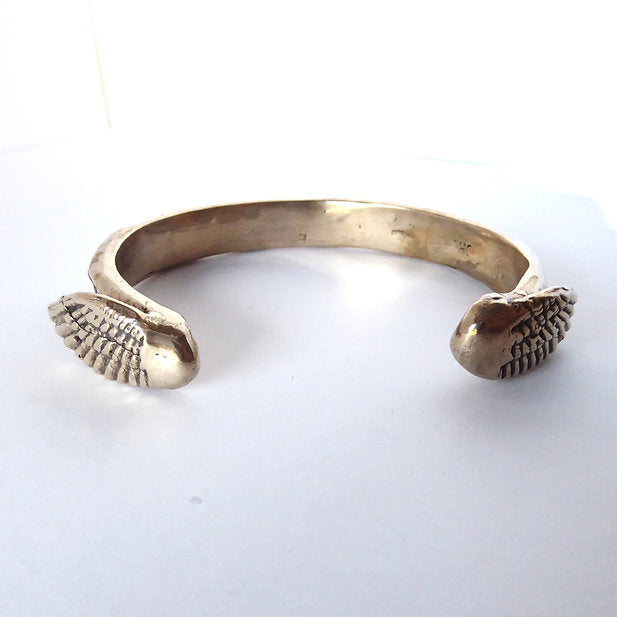 Wing Cuff Bracelet in Bronze