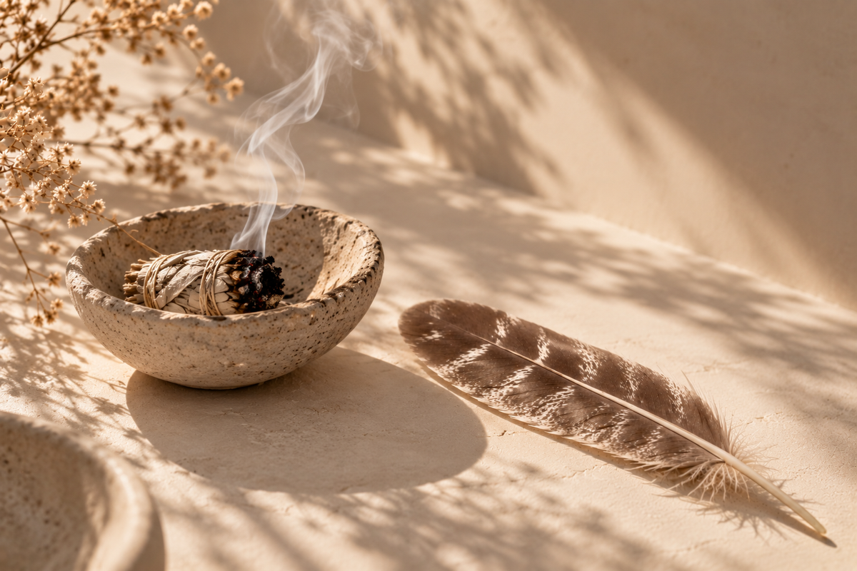 Ritual Feathers for Smudging