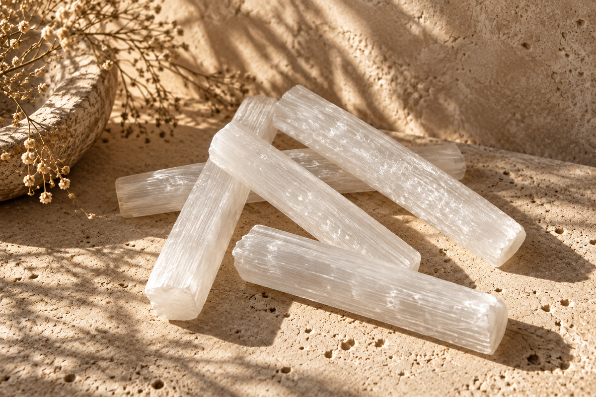 Selenite Crystal Wands