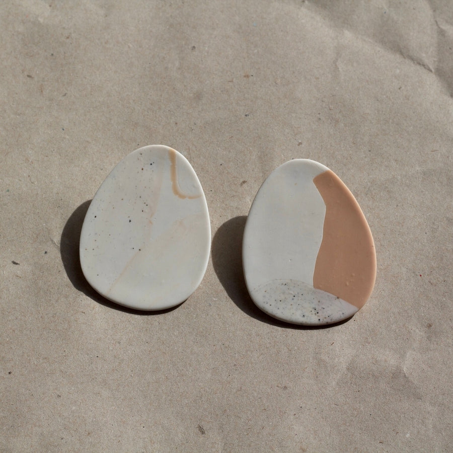 Nude Drop Earrings