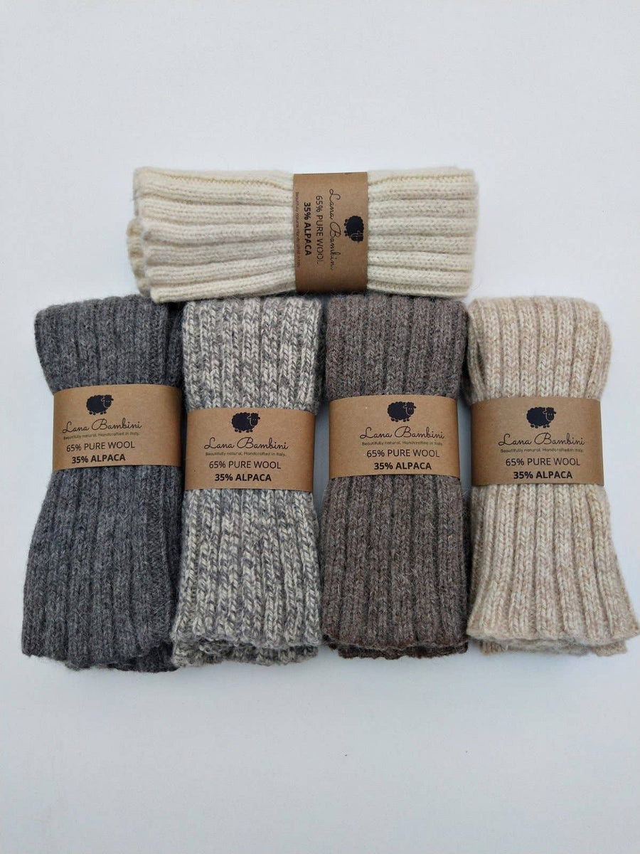 100% Natural Alpaca/Wool Leg Warmers