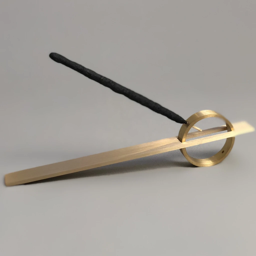 Still Incense Burner (Gold) & Slate Board
