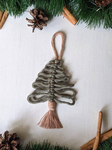Handmade Macramé Tree Ornament
