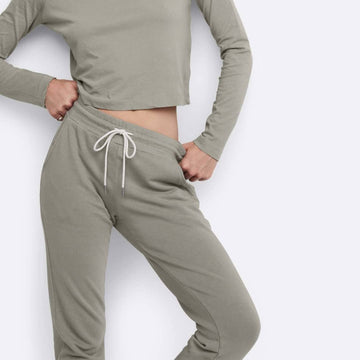 Organic Terry Classic Jogger - Sage