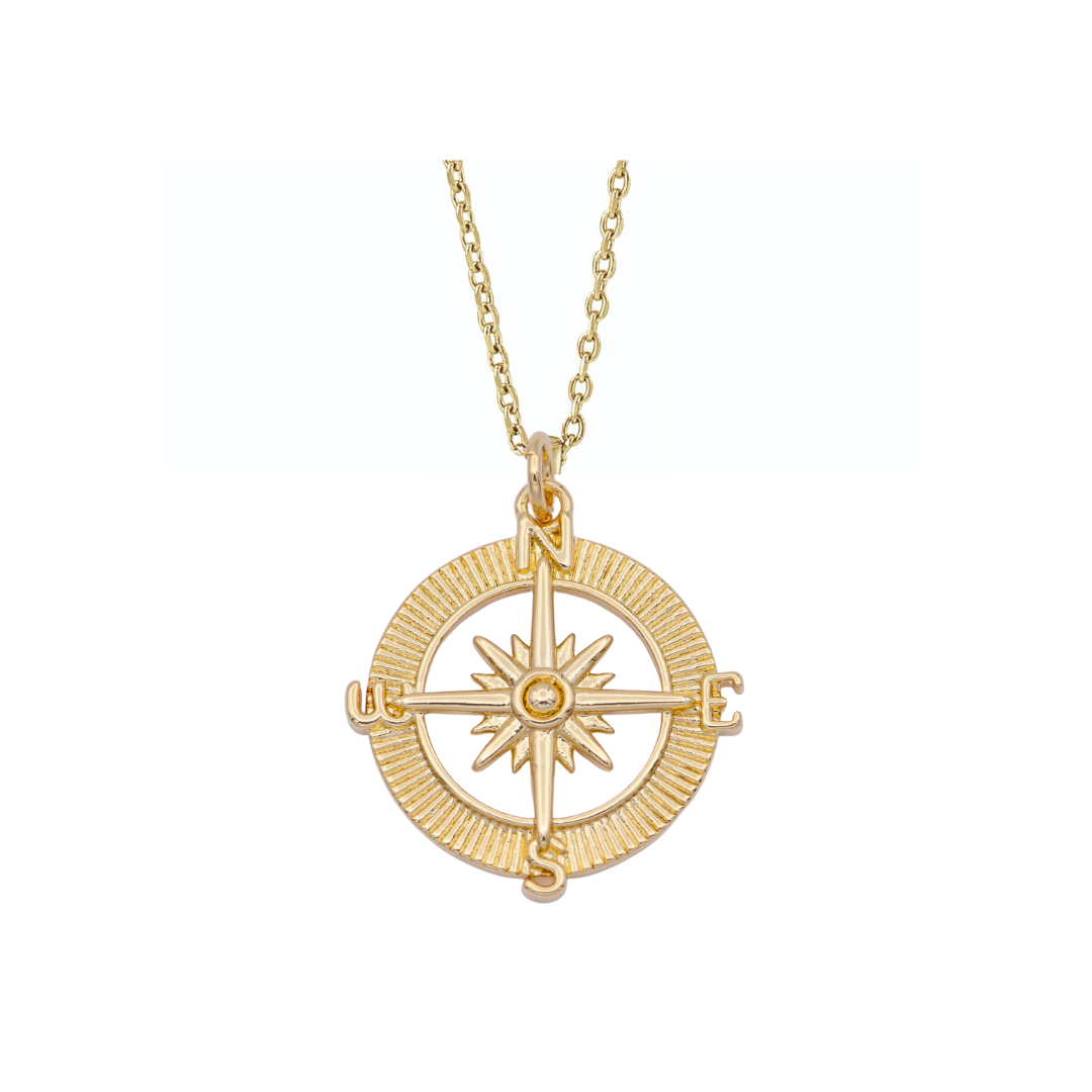 Compass Necklace: 20 inches