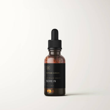 SEREIN / At Peace Drops: 1oz Glass Bottle with Glass Pipette