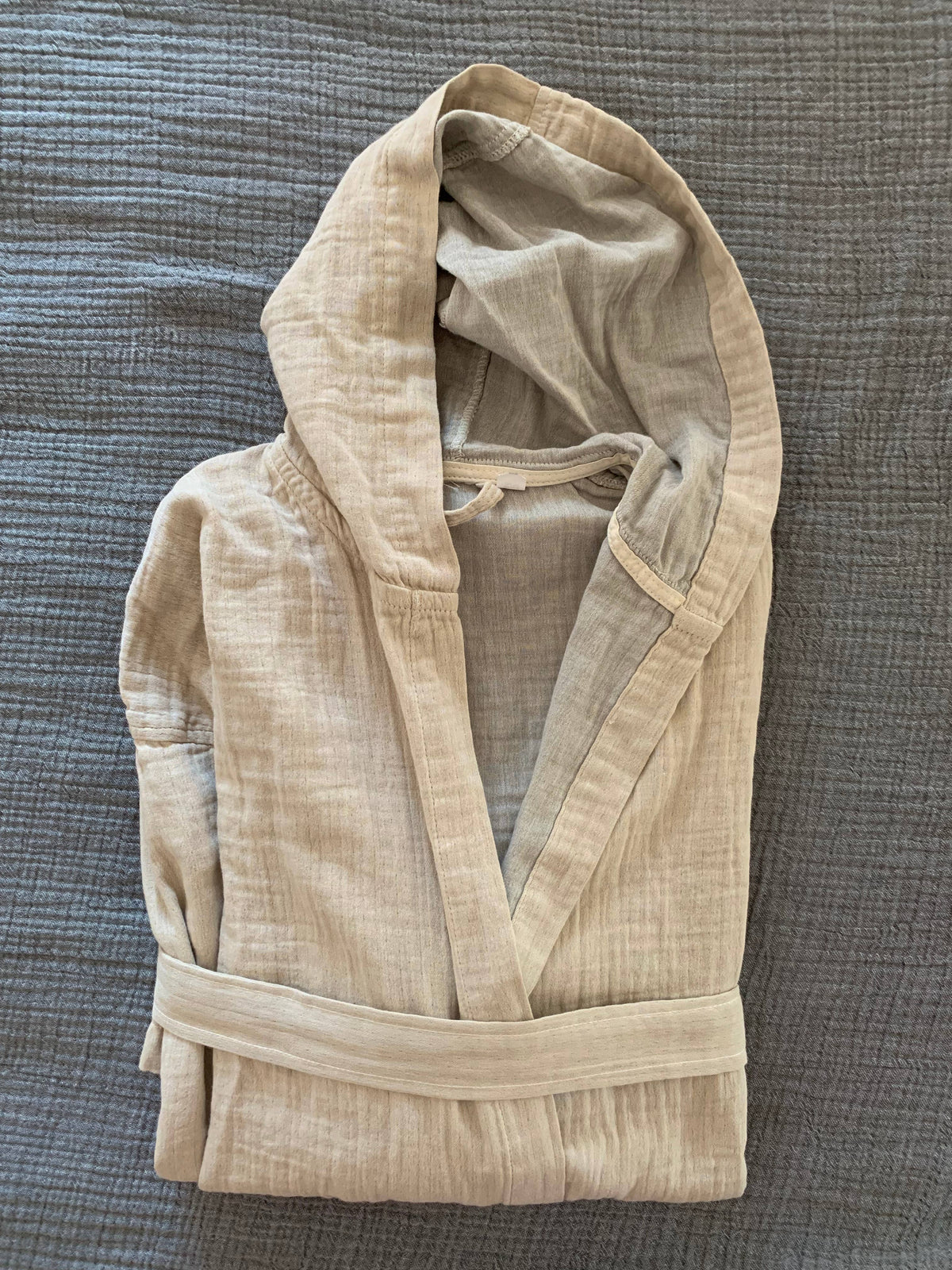 Muslin Hooded Robe