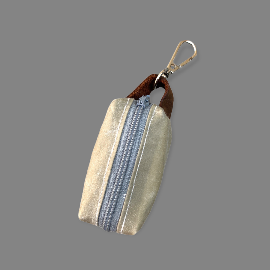 Waxed Canvas Poop Bag Holder - Various Colors