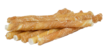 Natural Chicken Wrapped Rawhide Stick